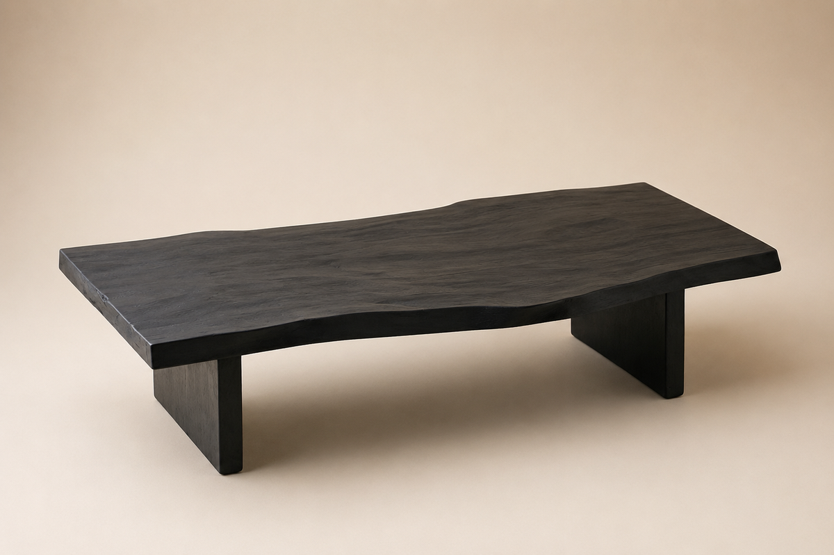 Enso table basse en bois noir — 1