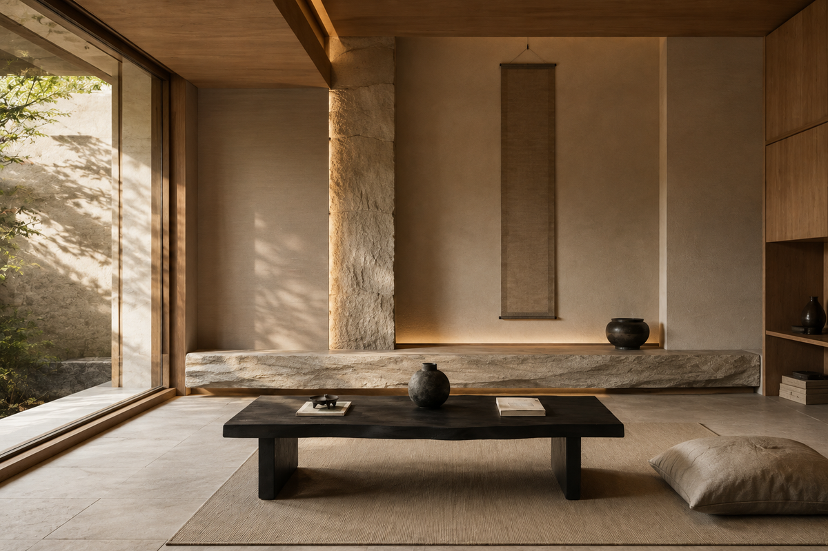Enso table basse en bois noir — 4